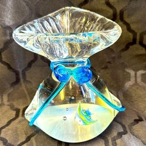 Art glass Angel fish in a bag(ring, trinket holder)